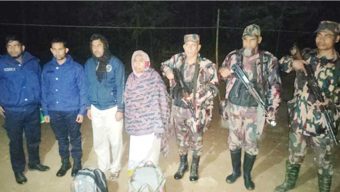 সিলেট সীমান্তে মানব পাচার কারীসহ ভারতীয় নারী আটক