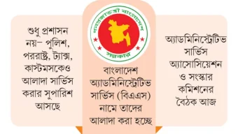 আলাদা হচ্ছে প্রশাসন ক্যাডার