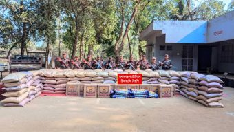 সুনামগঞ্জের সীমান্তে জব্দ কোটি টাকার চিনি, জিরা ও বিড়ি