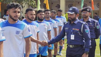 মৌলভীবাজারে সিলেট রেঞ্জ পুলিশ কাবাডি প্রতিযোগিতা উদ্বোধন
