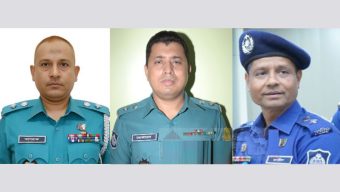 সিলেটে ঊর্ধ্বতন তিন পুলিশ কর্মকর্তাকে বদলি