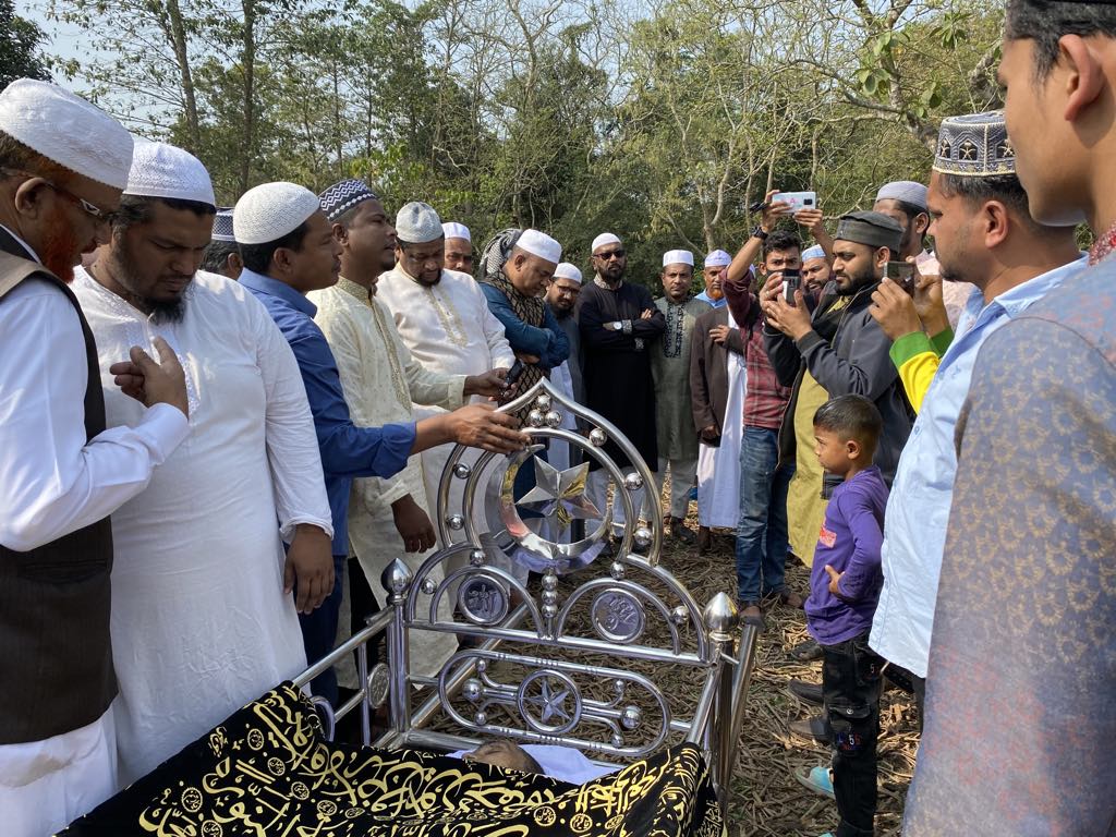 বিয়ানীবাজারে সাংবাদিক তোফায়েল আহমদের পিতার মৃত্যুতে প্রেসক্লাবের শোক