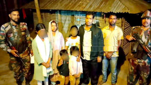 সিলেট সীমান্তে নারী-শিশুসহ আটক ৭