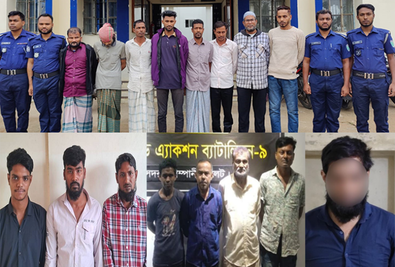 সিলেটে বিশেষ অভিযানে গ্রেফতার ১৬