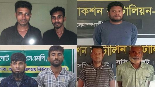 সিলেটে পৃথক অভিযানে গ্রেফতার ৭