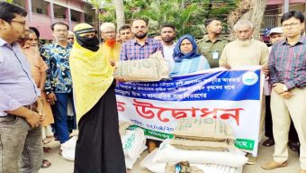 গোলাপগঞ্জে মৌসূমী বোরো ধান সংগ্রহের কাজ উদ্বোধন করলেন ইউএনও