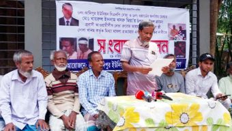 কুলাউড়ায় ইউপি মেম্বারকে মুক্তি ও মামলা প্রত্যাহারের দাবি