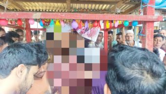 বড়লেখায় গরুর মাংসে রঙ মিশানোর অভিযোগে কসাই আটক, অত:পর