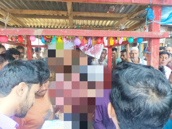 বড়লেখায় গরুর মাংসে রঙ মিশানোর অভিযোগে কসাই আটক, অত:পর