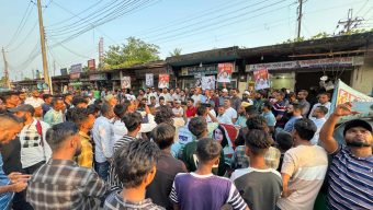 খালেদা জিয়া-জুবাইদা রহমানকে স্বাগত জানিয়ে ফেঞ্চুগঞ্জে মিছিল