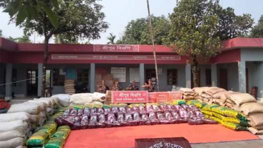 সিলেটে আড়াই কোটি টাকার ভারতীয় পণ্য জব্দ