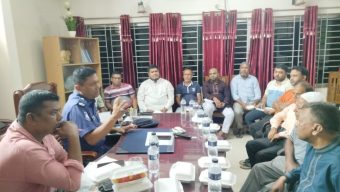 আইনশৃঙ্খলা রক্ষায় সাংবাদিকদের পাশে চান বড়লেখা থানার নতুন ওসি