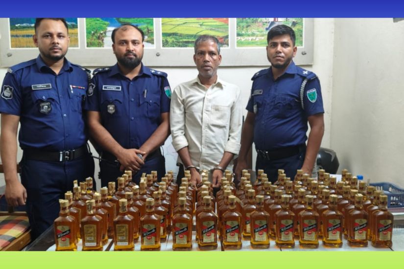 জৈন্তাপুরে পুলিশ দেখে পালালো ৩ জন, পারেননি মনি