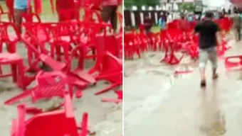 গোপালগঞ্জে এনসিপির সমাবেশ মঞ্চে ককটেল বিস্ফোরণ, হামলা-ভাঙচুর