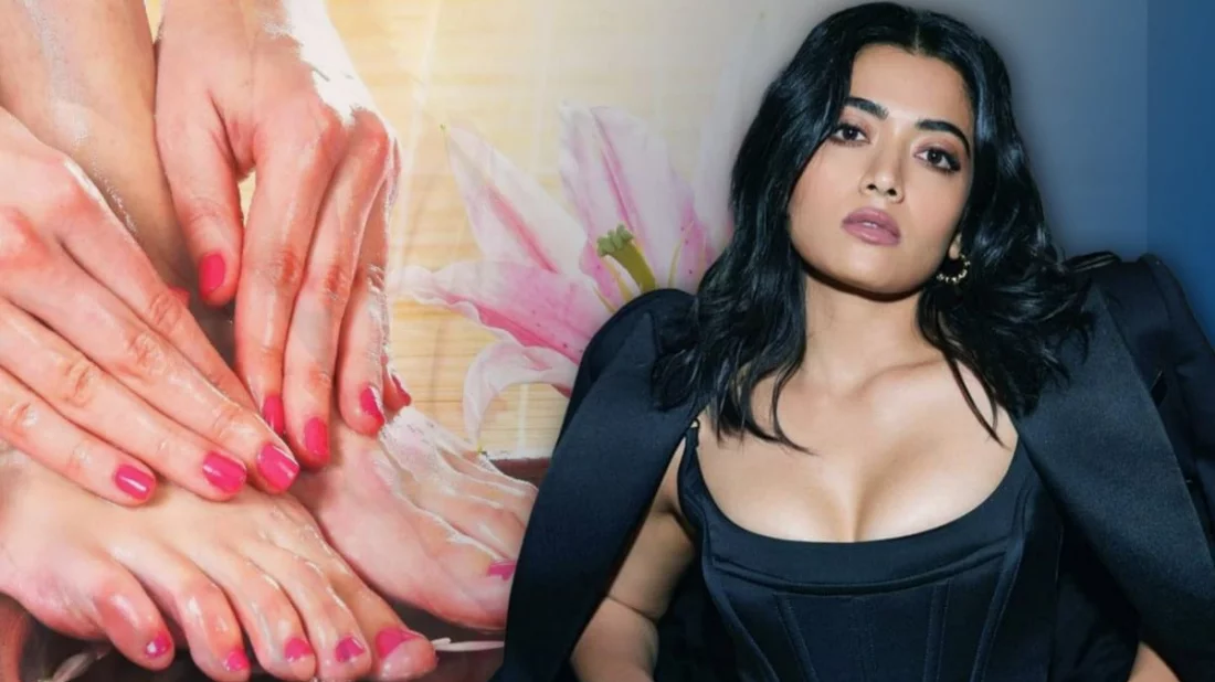 পায়ের বিশেষ যত্ন নেন রাশমিকা মান্দানা, খরচ মাত্র ৫০ টাকা!
