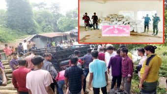 সিলেটে অবৈধ চাপাতা ধরতে গিয়ে আহত বিজিবি সদস্য