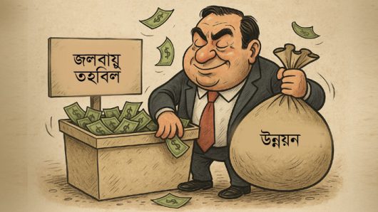 জলবায়ু তহবিল অপচয়, উন্নয়ন দেখিয়ে বরাদ্দ লুট