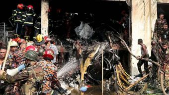 মাইলস্টোনে বিমান দুর্ঘটনায় নিহত বেড়ে ৩৩, হাসপাতালে ৫০ জন