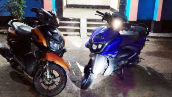 জৈন্তাপুর পুলিশের অভিযানে দুটি ভারতীয় স্কুটি আটক