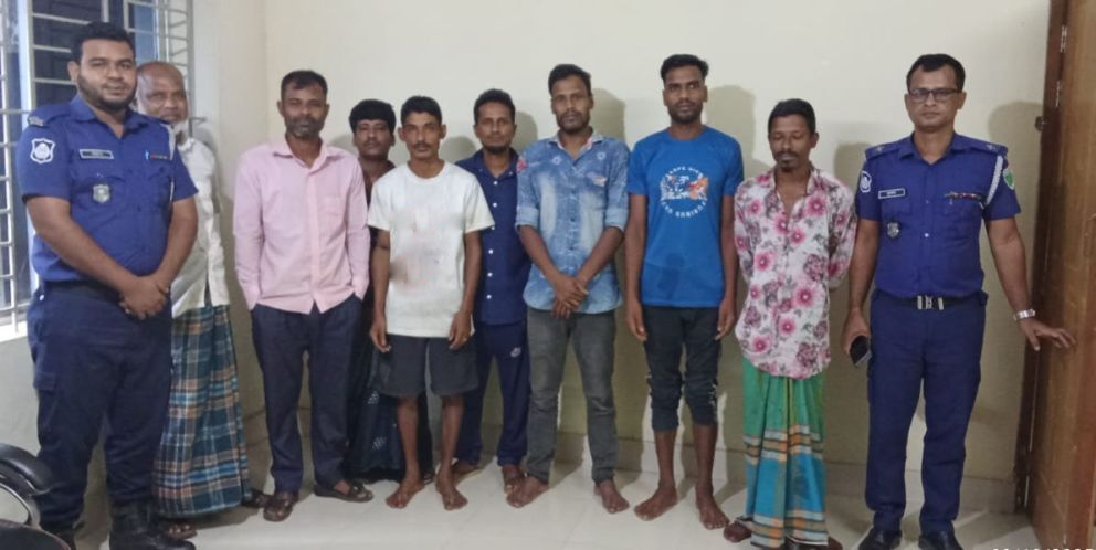 বড়লেখায় বিভিন্ন মামলার সাজাপ্রাপ্তসহ ৯ আসামি গ্রেপ্তার
