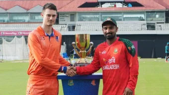 নেদারল্যান্ডসের বিপক্ষে টস জিতে বোলিংয়ে বাংলাদেশ
