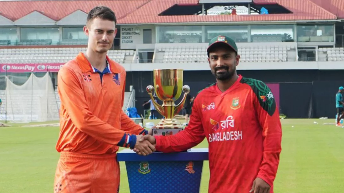 নেদারল্যান্ডসের বিপক্ষে টস জিতে বোলিংয়ে বাংলাদেশ