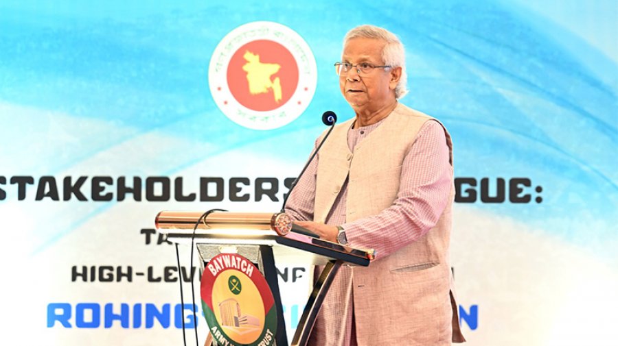 রোহিঙ্গা সংকটের সমাধান মিয়ানমারে: প্রধান উপদেষ্টা