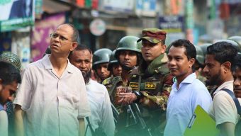 বিয়ানীবাজারে ফুটপাত দখলমুক্ত, প্রশংসিত ইউএনও