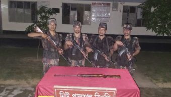 বড়লেখায় একনলা বন্দুক উদ্ধার