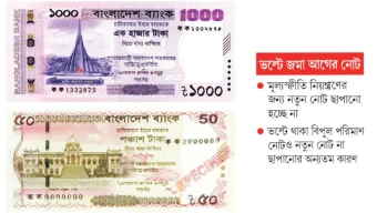 নতুন ছাপানো নোটের দেখা নেই