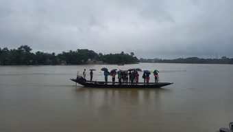 বিয়ানীবাজারে কুশিয়ারা নদীর পানি বিপদসীমার উপরে