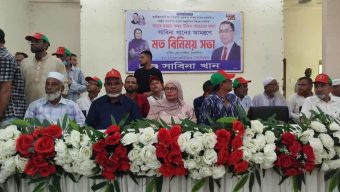 বিয়ানীবাজারে কমর কন্যা পপি’র শোডাউন