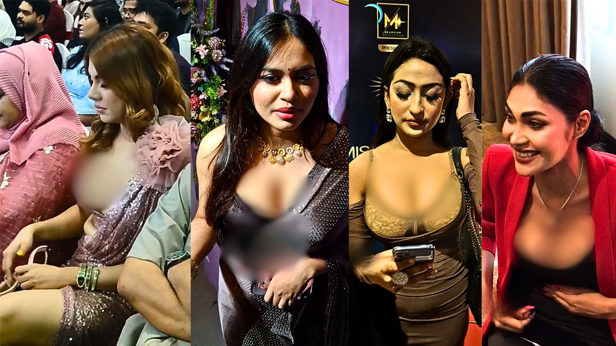 অ্যাওয়ার্ড অনুষ্ঠানে ‘দৃষ্টিকটু’ পোশাক, নিন্দার ঝড়