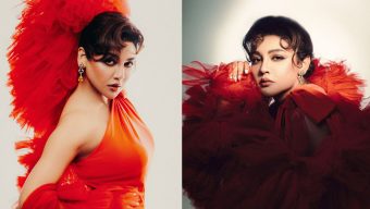 কমলা গাউনে ভিন্ন লুকে নজর কাড়লেন জয়া