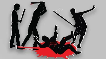 বিয়ানীবাজারের মাথিউরায় দুই চোর আটক, গণপিটুনি
