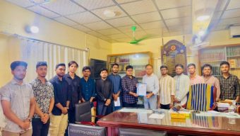 বিয়ানীবাজার সরকারি কলেজ ছাত্র শিবিরের স্মারকলিপি