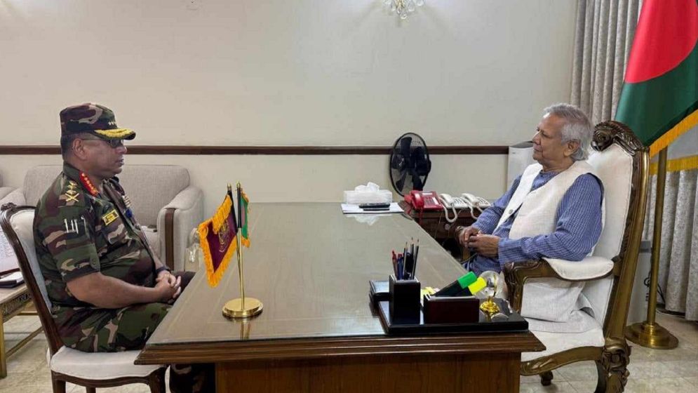 প্রধান উপদেষ্টার সঙ্গে সেনাপ্রধানের বৈঠকে কী কথা হলো