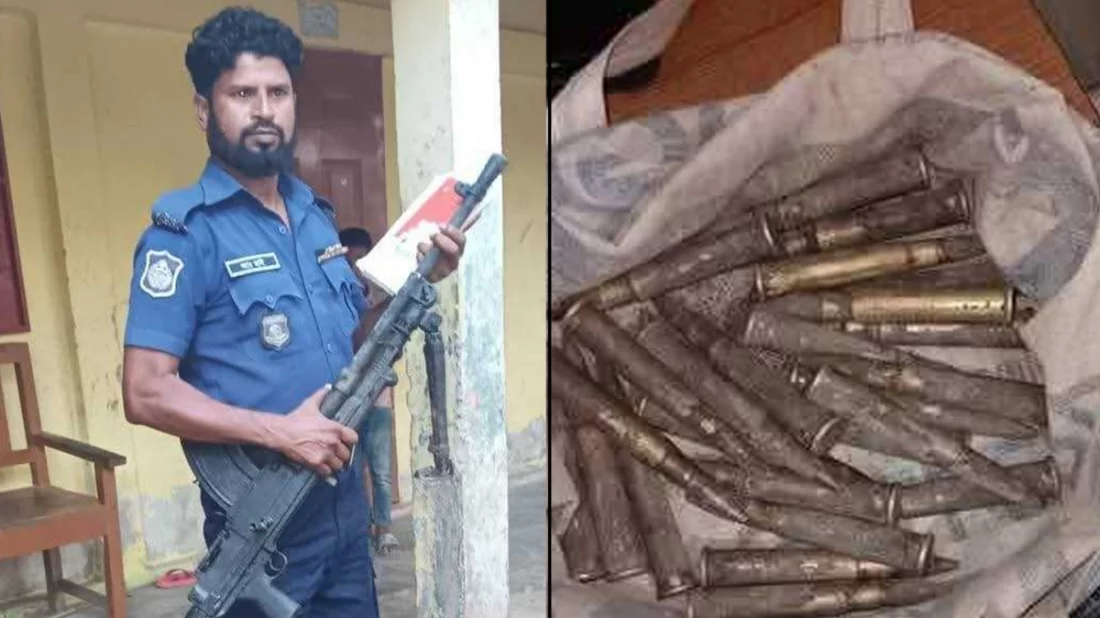 সিলেটে নদীতে মিললো আগ্নেয়াস্ত্র ও ২৫ রাউন্ড গুলি