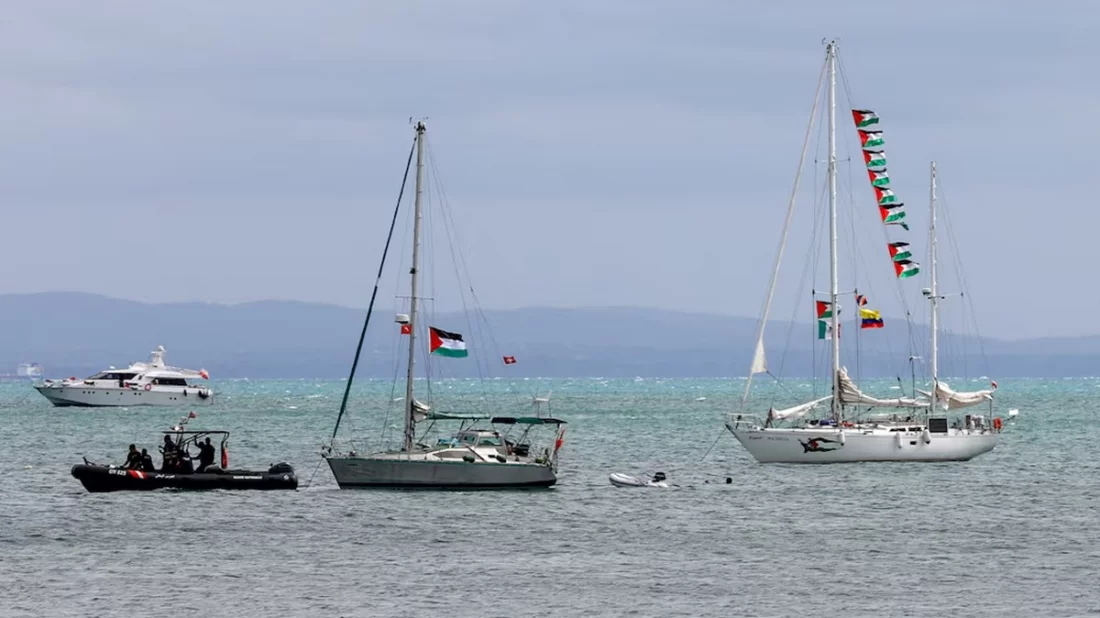 এখনো ছুটছে ৪ জাহাজ, ফিলিস্তিনের জলসীমায় পৌঁছেছে দুটি