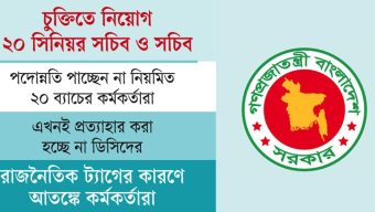 চুক্তির নিয়োগে এলোমেলো প্রশাসন