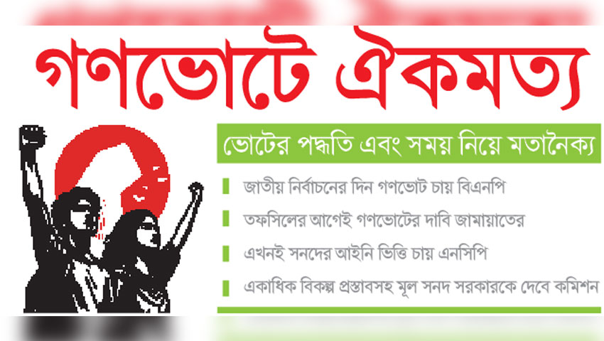 গণভোটে ঐকমত্য