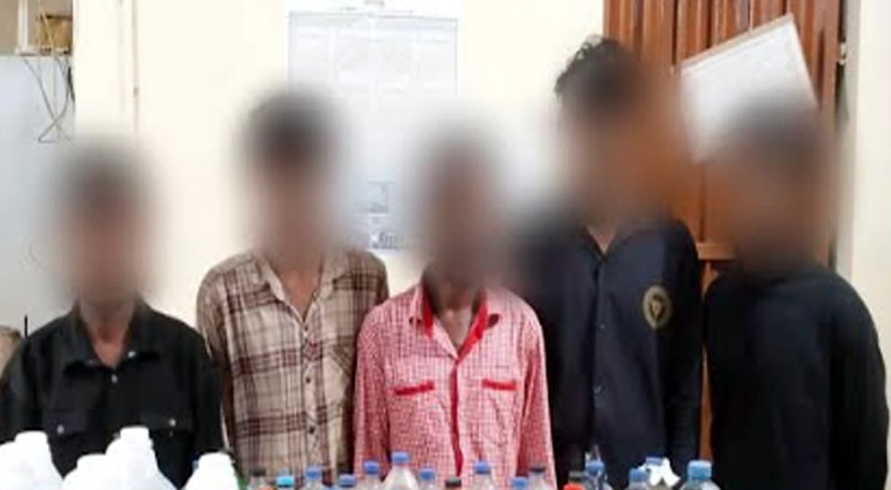 মালনীছড়া থেকে তারা ৫জন আটক