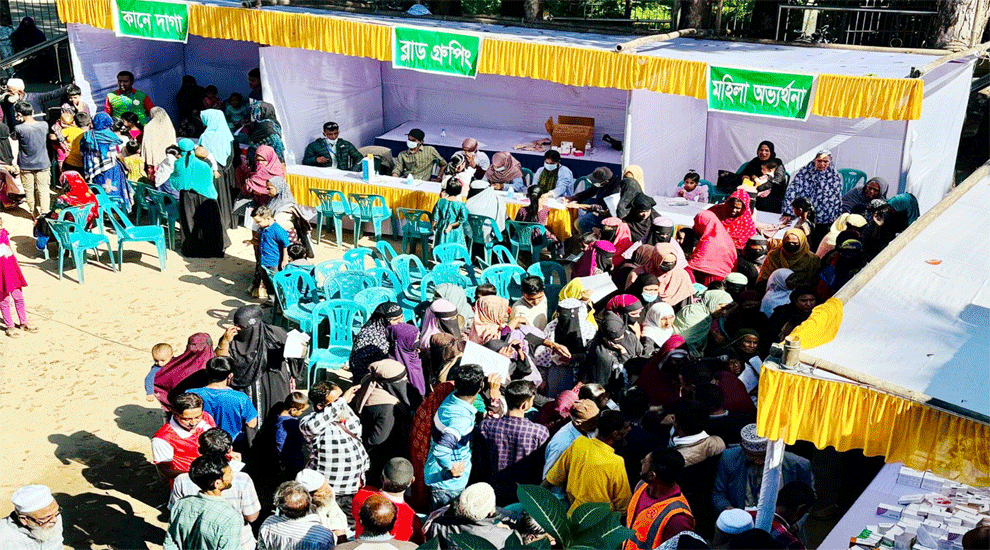 বিয়ানীবাজারে সেলিম উদ্দিনের উদ্যোগে ফ্রি মেডিকেল ক্যাম্পে অনুষ্ঠিত