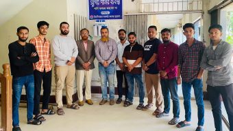 বিয়ানীবাজার কলেজে ছাত্রদলের সুপেয় পানির ফিল্টার স্থাপন