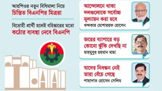 দলীয় প্রতীকে ভোট ঝুঁকিতে জোটসঙ্গীরা