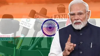 মোদী জমানায় কঠোর নিয়ন্ত্রণ, ভারতে গণমাধ্যমের স্বাধীনতা তলানিতে