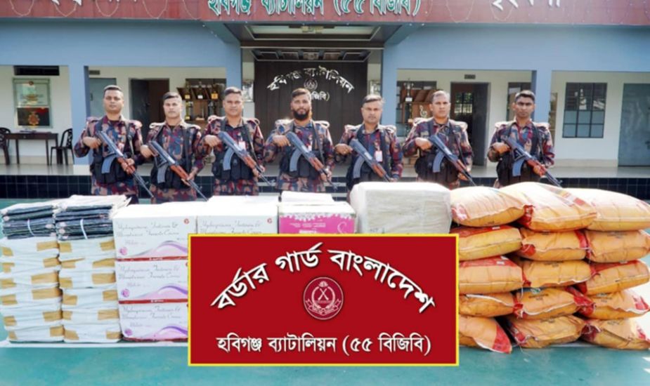 বিজিবির অভিযানে সাড়ে তিন কোটি টাকার পণ্য জব্দ