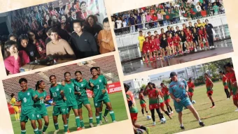 কোচ বিদ্রোহের মধ্যেই জোড়া ইতিহাস গড়ল নারী ফুটবলাররা