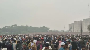 জানাজার জন্য খুলে দেওয়া হলো জাতীয় সংসদের দক্ষিণ প্লাজার প্রবেশ পথ