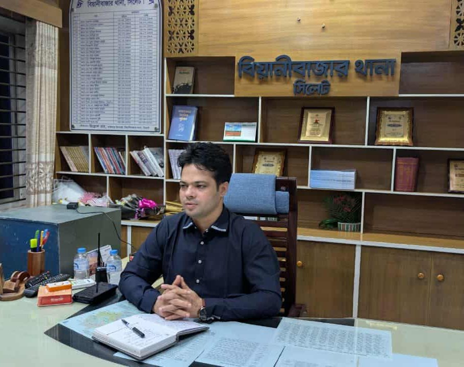 নির্বাচনী শৃংখলা বজায় রাখতে কোন ছাড় নয়: বিয়ানীবাজারের নবাগত ওসি